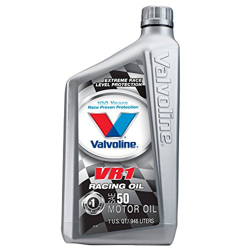 Valvoline VR1 Racing Motor Oil, SAE 50 - 1qt (Case of 6) (822350-6PK) –  Skydly